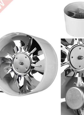220V Inline Duct Fan Booster Exhaust Blower Air Cooling Vent