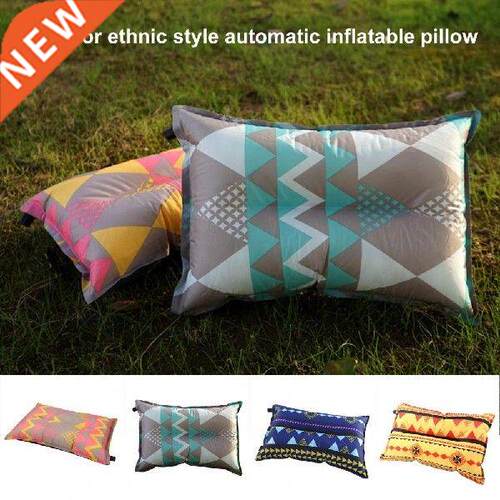 Outdoor ethnic style automatic inflatable pillows, car