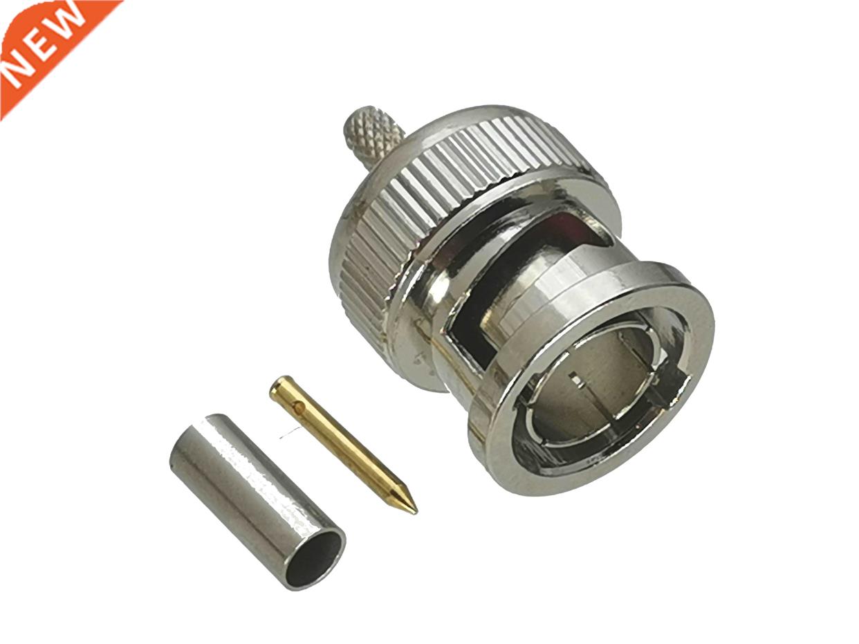 Connector BNC Male plug Crimp For RG16 RG174 LMR100 Cable 7