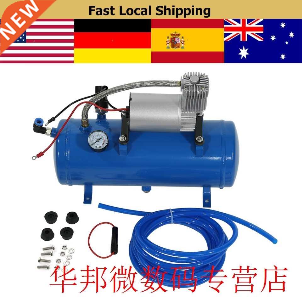1 Set DC12V Air Compressor with 6 Liter Tank Tyre Inflator H