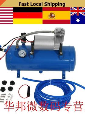 1 Set DC12V Air Compressor with 6 Liter Tank Tyre Inflator H