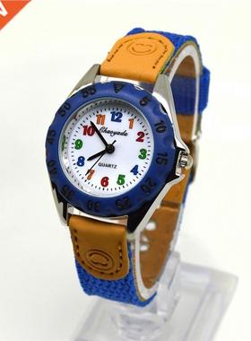 Cute Boys Grls Colorful Quartz Watch Kds Chldren Sport Ca