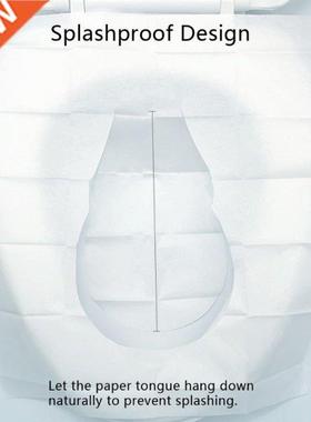 100Pcs Portable Disposable Toilet Seat Cover Mat Toilet Seat