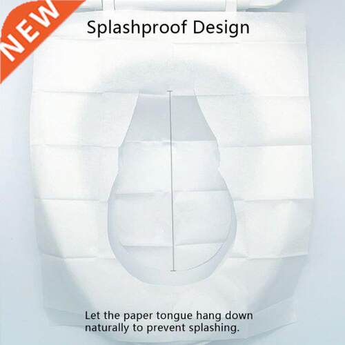 100Pcs Portable Disposable Toilet Seat Cover Mat Toilet Seat