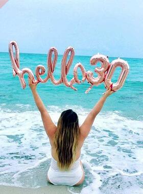 Rose Gold 30 Baby Balloons Baby Shower 10/13/15/21/25th 30t