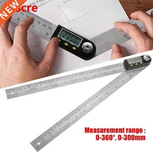 2 in 1 Digital protractor Angle ruler 200mm 8inch angle Find