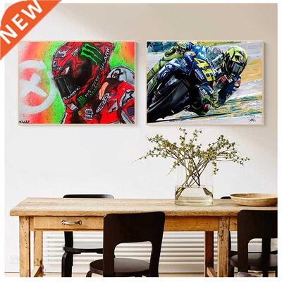 Abstract Oil Prints Poster Motorcycle Painting Posters Prin