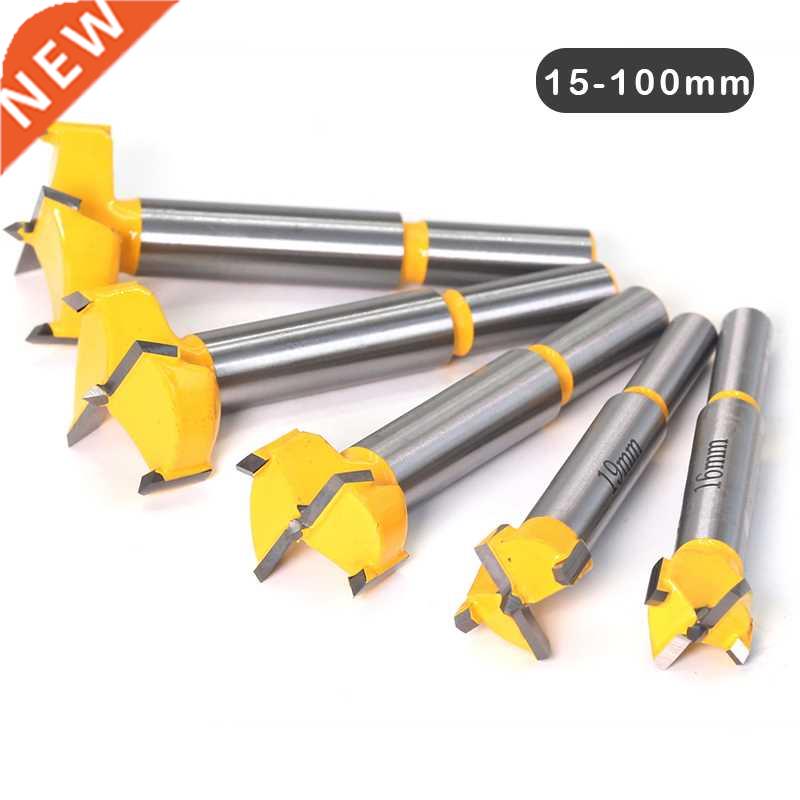 1pcs 15mm-100mm Round Shank Forstner tips Wood Woodworking t