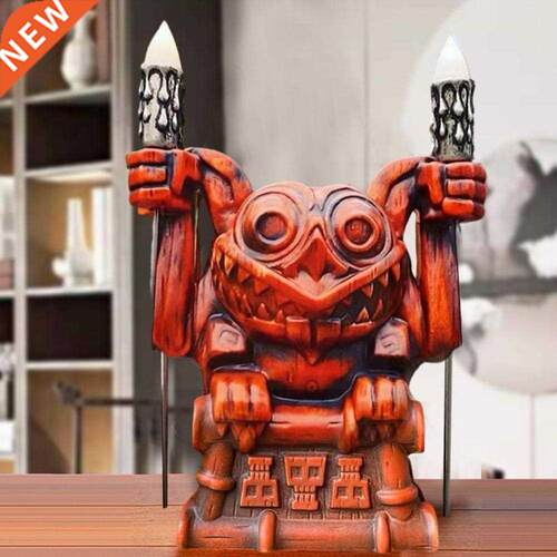 Red Statue Haunted House Gargoyle Ornaments For Home Room
