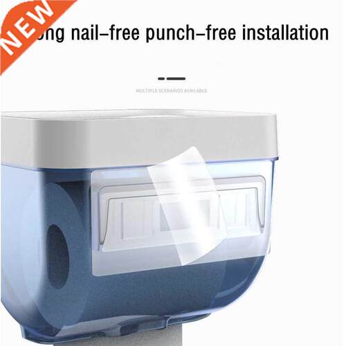 Wll Mounted Toilet Pper Holder Wterproof Try Roll Tube F