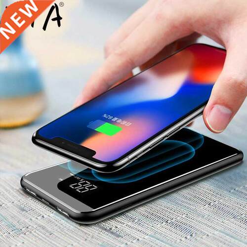 Qi Wireless 30000mh Power Bnk Wireless Chrger For iPhon