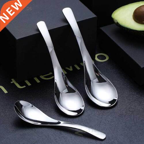 High Quality Stainless Steel Chinese Soup Spoon Round Earl S