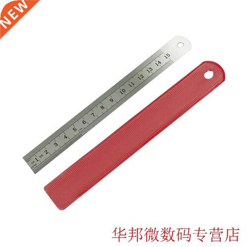 Stainless Steel Double-sided Scale Ruler Thicker Drafting Su