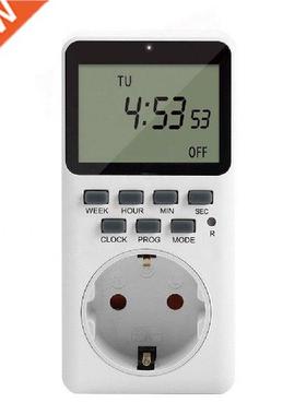 Intelligent Timer Switch LCD Digital Timing Switch Socket