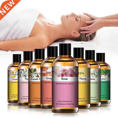 100ML Pure Natural Rose Essential Oils Humidifier Diffuser L