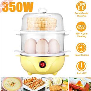 Portable Egg Steamer Kitchenware Double Layer Electric Egg