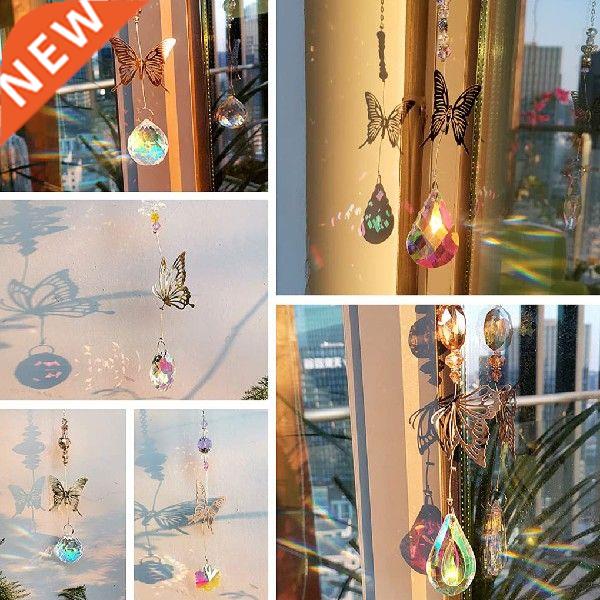 Pack of 7 Crystal Sun Catcher Wedding Hanging Window