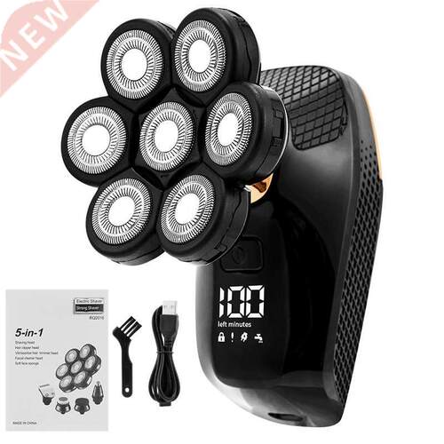 New Shaver For Men 7D Independently 7 Cutter Floating Head W