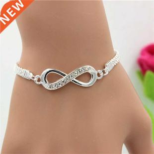 Boho Charm Infinity Bracelets Bangles for Woman on Hand Twis