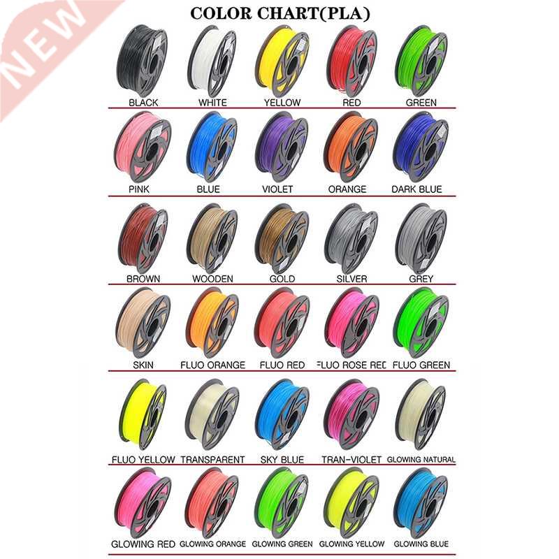Use For 3D Printing Pen 5m 17 Colors 1.75MM ABS Filament Thr