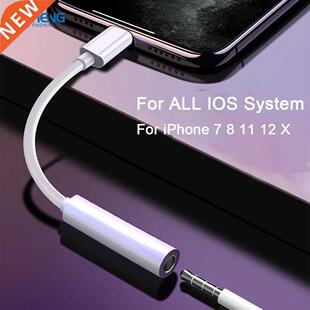 Headphone Adapter For iPhone 7 8 X Xs Max 11 Audio Headset P