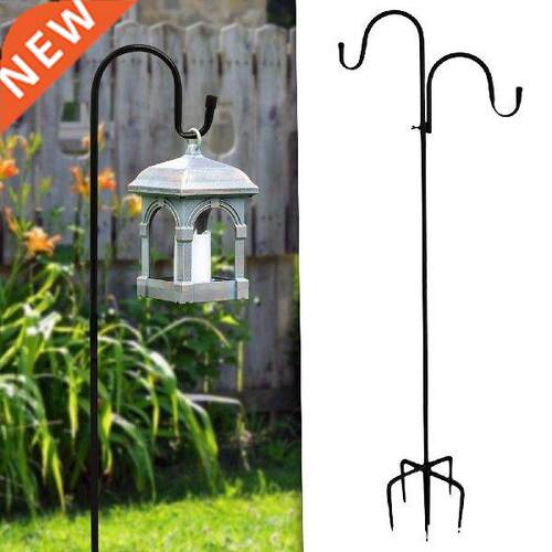 Shepherd Hooks Garden Ground Plant Stand with Hook with