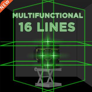 Multifunctional 16 Lines Laser Level 4D 3° Self-leveling