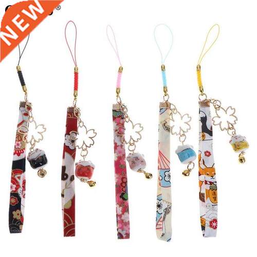 1pcs Janpanese Smart Phone Strap Lanyards Daisy Flower Cat B