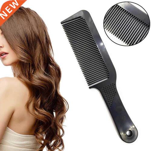 Black Long Waved Teeth Carbon Comb Women Make Hair Smooth An