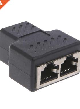 1 To 2 Ways LAN Ethernet Network Cable RJ45 Female Splitter