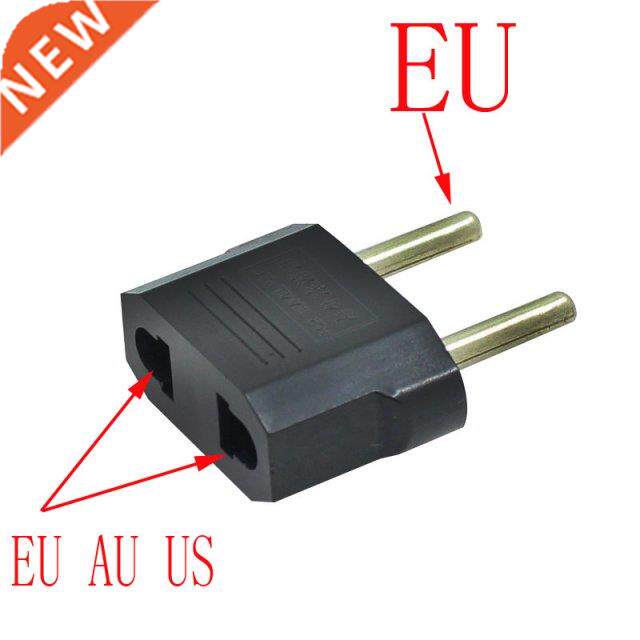 50/100pcs US To EU Plug USA To Euro Europe Travel Wall AC Po