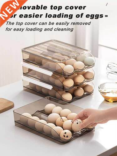New Creative Automatic Filling Egg Storage Box Chicken Duck