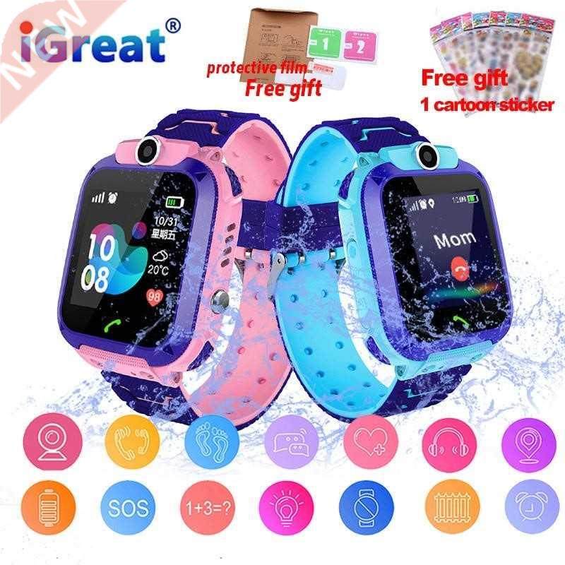 Q12 Children's Smart Watch kids SOS Phone Watch Smartwatch F