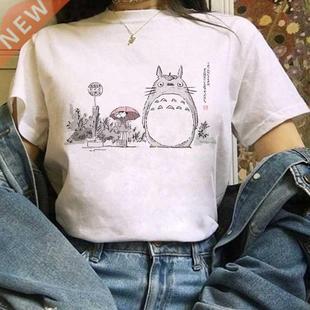 Totoro Studio Ghibli Harajuku Kawaii T Shirt Women Ullzang M