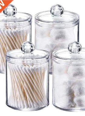 2 Pcs/set Storage Box Bathroom Organizer Round Plastic Box