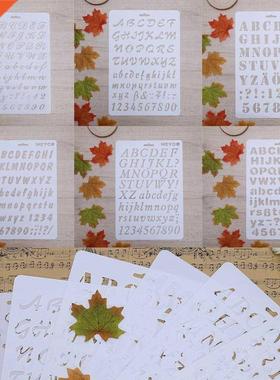 Letterng Stencl Letter Alphabet Stencls Pantng Paper Cr