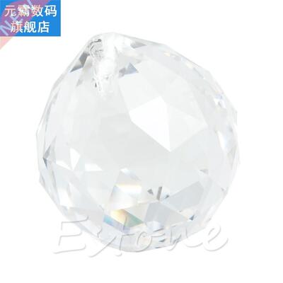 1 Clear Crystal Feng Shui Lamp Ball Prism Rainbow Sun Catche