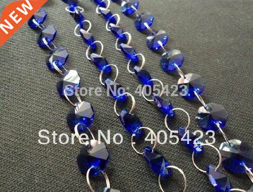 Free shipping!5meter/lot,AAA+ size 14mm Shining Blue color