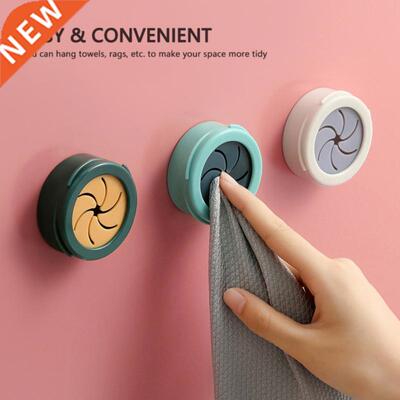 Punch Free Towel Plug Holder Bathroom Organizer Rack Towels