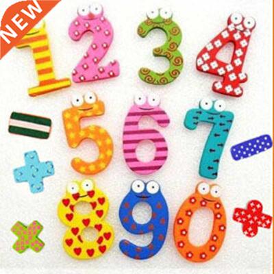 Number Wooden Fridge Magnets Refrigerator Magnets Souvenir B