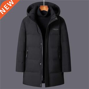 2021 Brand Winter White Duck Down Coats Men Thicken Warm Dow