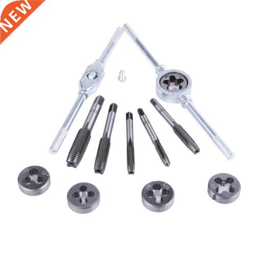 12pcs Tap Dies Set NC Screw Thread Plugs Taps Hand Wrench Sc