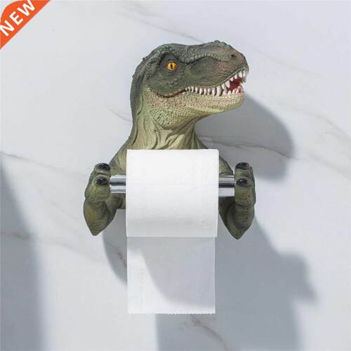 Paper Towel Holder Wall-Mounted Dinosaur Shaped Tissue