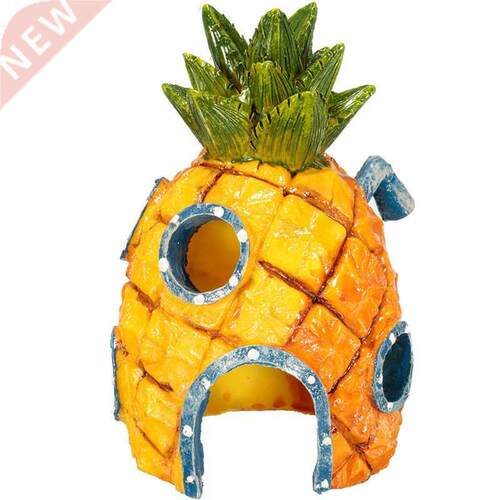 Underwater Comic Plants Pine House Fish Hiding Play Hom
