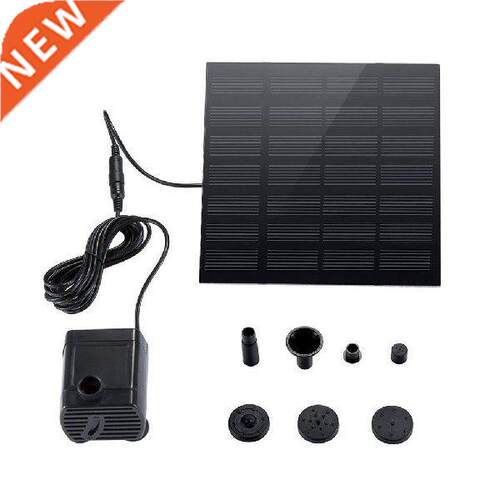 Solar Garden Fountain Pump Waterfalls Power Solar Bird