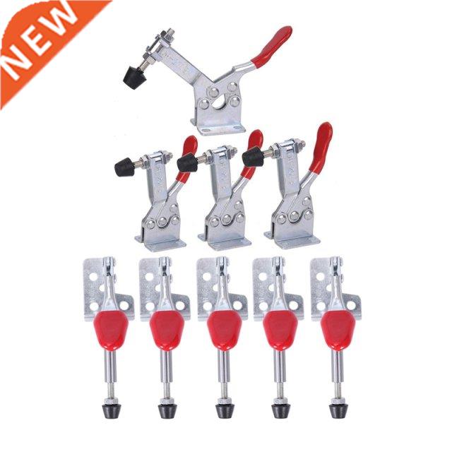 4Pcs Hand Tool Toggle Clamp 201B Antislip Red Horizontal Cla