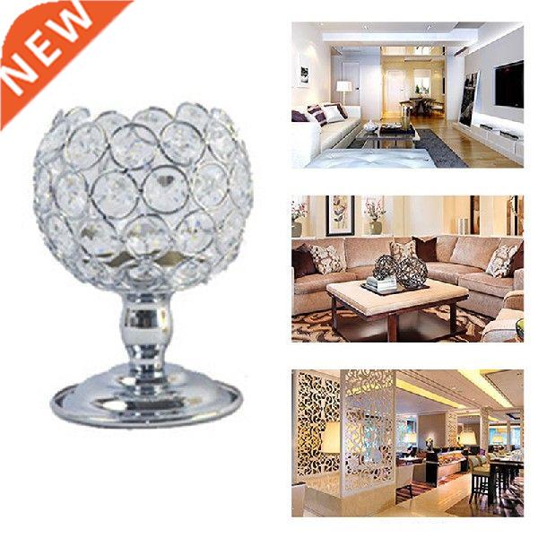 Crystal Metal Candle Holder Candlestick Wedding Holidays