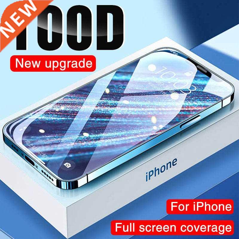100D Full ver Tempered Glass for iPhone 11 12 13 Pro Max Scr
