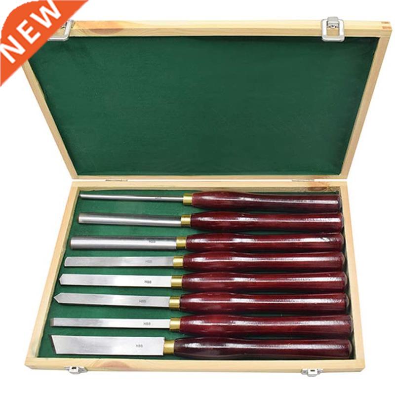 Wood Turning Tool HSS Lathe Chisel Set for Hardwood Handles