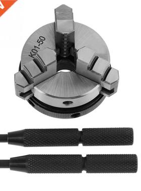 Scroll Chuck K01-50 50mm Mini Woodworking Hand Chuck with 3